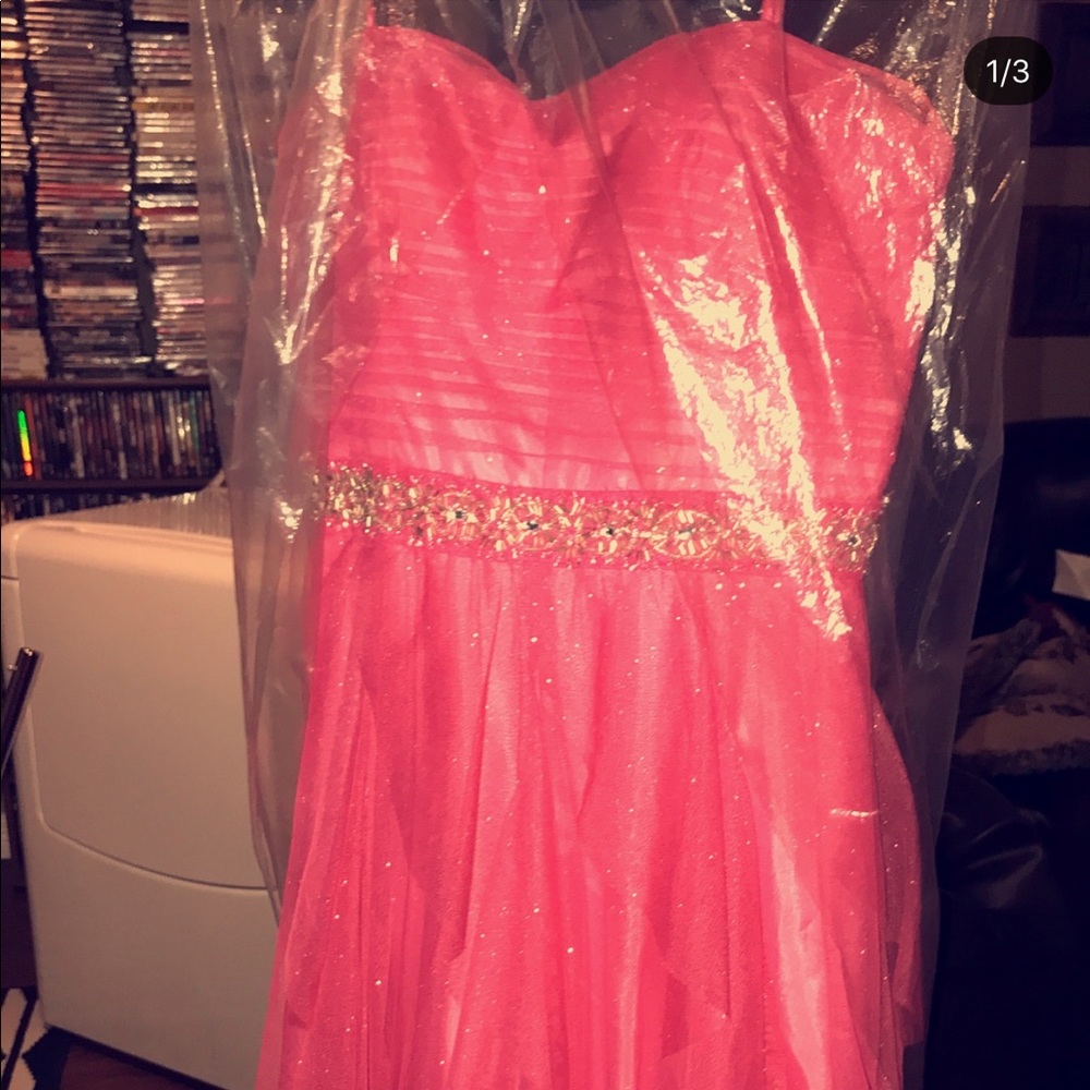 Pink Sparkle Formal Dress
